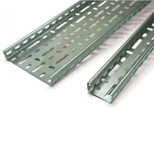 Energy Saving Pre Galvanized Cable Tray Rectangular Shape Easy Installation