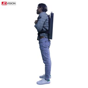 13000mA 22in Backpack Lcd Digital Billboard Vertical 250nits