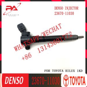 China 23670-0E030 23670-11030 Toyota Diesel Fuel Injectors For Hilux 2.8 2016 Reman on sale