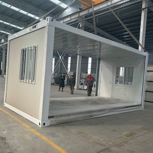 Cheap Eco-Friendly Stackable Portable Prefabricated Folding Container House Mobile Foldable Home with EPS Sandwich Panel Roof for sale