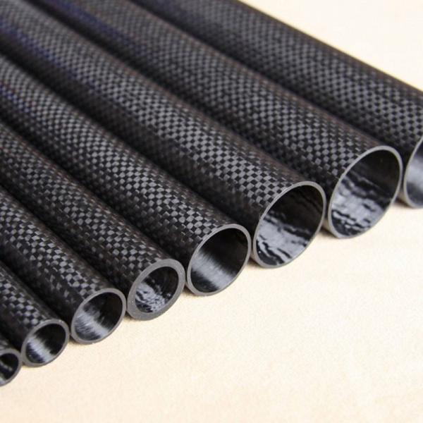 3K Filament Winding Round Carbon Fiber Pipe High Modulus