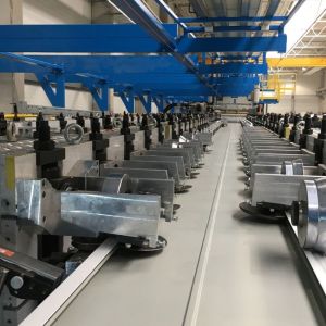 Insulation Polyurethane Sandwich Panel Line 12-15m/min Continuous PU Sandwich