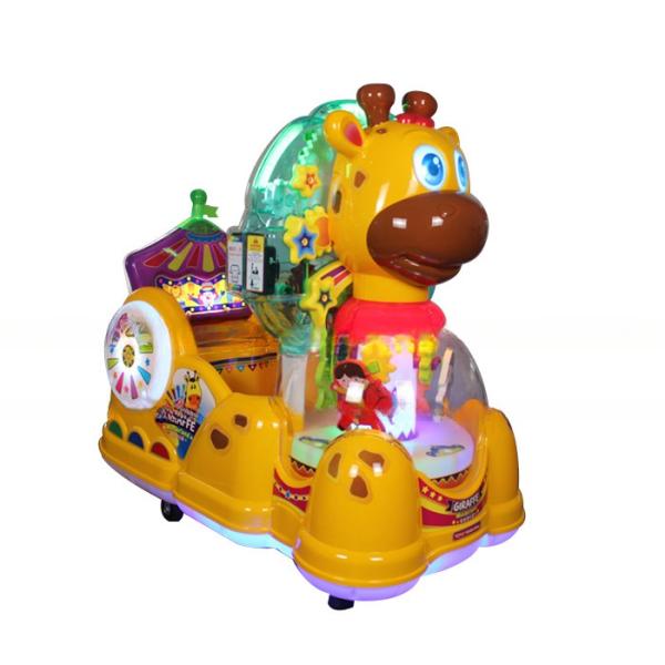 Quality Factory direct selling plastic giraffe kiddy rides for kidde game machine centers park wholesale