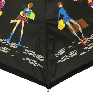 Custom C Handle Reverse Inverted Umbrella Windproof Double Layer