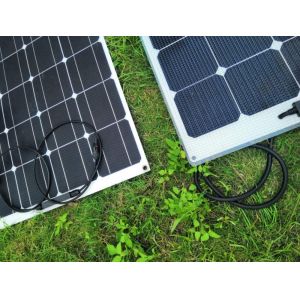 ETFE 100W 200W 18V Semi Flexible Monocrystalline Solar Panel For Camping RV