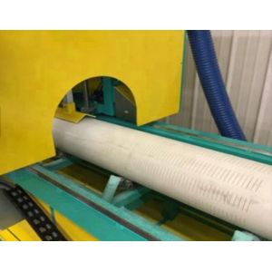 Online Full Automatic Plastic PVC/PE Pipe Slotting/Filler Machine