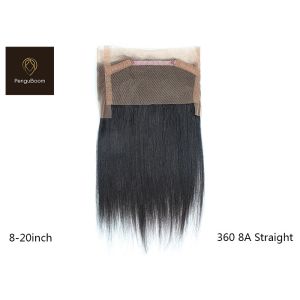 China Seamless Undetectable 360 Lace Frontal Human Hair Closure 4 By 4 on sale