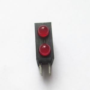 Cheap Red / Green Indicator LED Rectangular Housing Circuit Board Indicator Low Power Consumption for sale