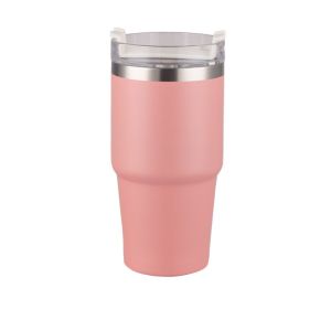 China 30oz Stainless Steel Double Wall Vacuum Insulated Mug With Straw And Lid on sale
