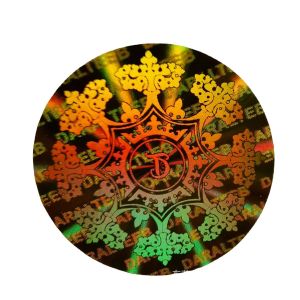 Glassine / Release Paper Packaging Hologram , Glossy / Matte Hologram Sticker
