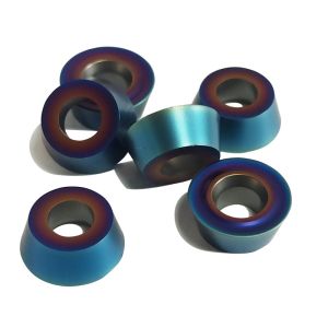 Metalworking RDMT Insert With Nano Blue Coating Color Carbide Milling Inserts