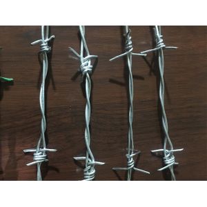 Antirust Blade Barbed Wire Anti Oxidation Electro Galvanized