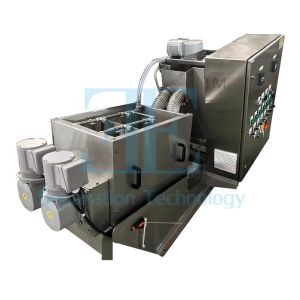 Industrial Screw Press Sludge Dewatering Machine SUS304 Screw Filter Press