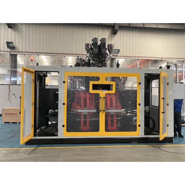 Quality 150KN 3 Zone Head Heating Plastic Extrusion Blow Moulding Machine wholesale