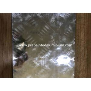 China Five Rib Pattern Aluminium Plain Sheet , Aluminium Alloy Sheet In Truck And Ship on sale
