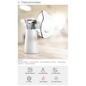 Handheld Nebulizer For Albuterol: Portable, Adjustable, Silent Handheld Atomizer