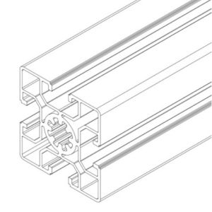 8 - 5050 V Slot Extrusion Aluminum Profiles For Guide Rails