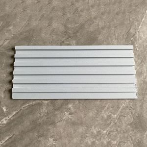 Groove Hollow Wood Plastic Composite Slatted WPC Wall Cladding Customization