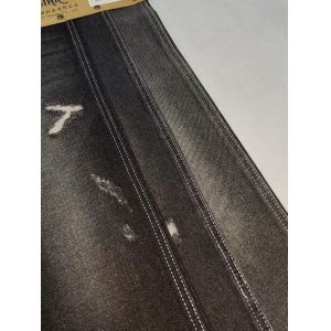 12.2OZ TWILL Style Denim Fabric BLACK/WHITE with 7*7 construction For man Jeans