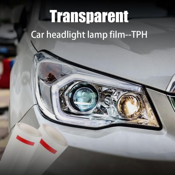 Quality Hydrophobic TPU Self Healing Car Light Film Transparent 0.3*15m Scratch Resistant wholesale