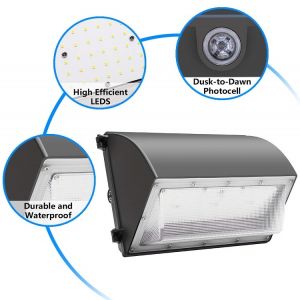 Commercial engineering LED wall lamp DLC/UL certified 8600 lumens high