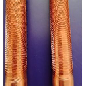 China DELLOK Efficiency Low Fin Tubes Custom Voltage Hydro/Pneumatic Test OD 3-25mm 0.5mm Wall on sale