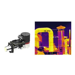 Cheap MWIR Cooled Thermal Camera Module 320x256 30μM For Methane Gas Leaks Detection for sale
