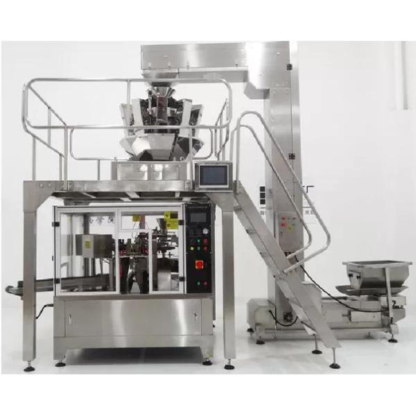 Weighing And Packing System For Snacks/Puffed Food/Pet Food 1.6L/2.5L Hopper 20 Heads Multi-Head Weigher
