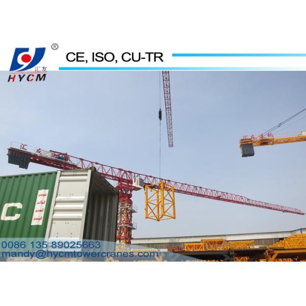 12T 50m Freestanding Height Topless Tower Crane Series with Slewing Motor and