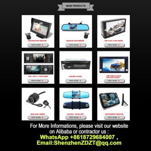 High quantity universal car reverse camera with 7 inch HD mirror monitor