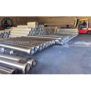 Galvanizing And SS 304 Johnson Wedge Wire Water Well Screen Filter Pipe