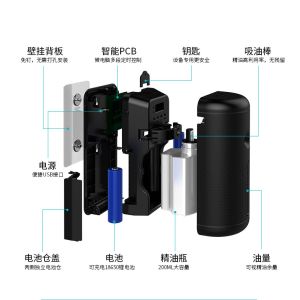 Noiseless 12W 200ml 500CBM Essential Oil Scent Machine