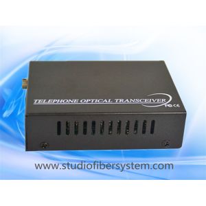 1Port rj11 telephone to fiber media converter for phone&10/100/1000M ethernet