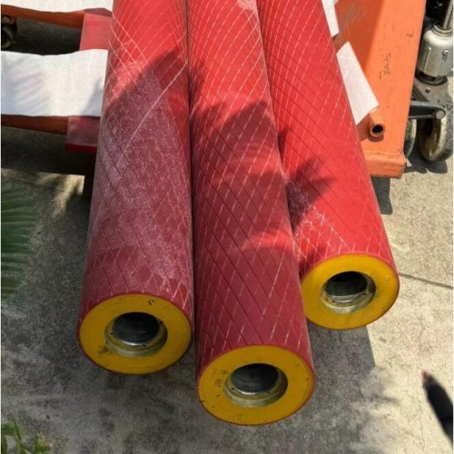 Quality Metallurgical Industrial Rubber Roller 13000mm Length Custom Rubber Rollers wholesale