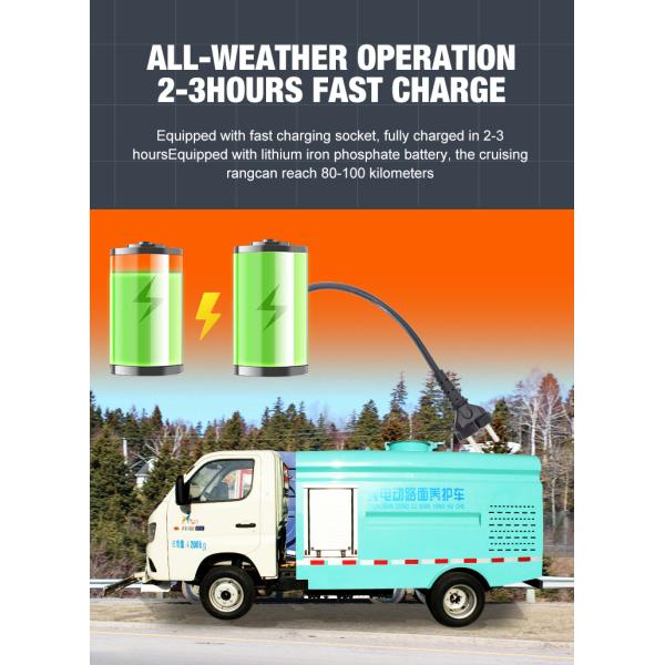 Mini High-Pressure Washer Truck | Electric Powered for Efficient Cleaning