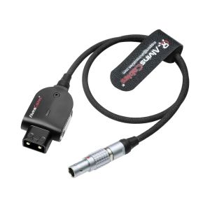 Alvin's Cables Smart D-tap to 2 Pin Male Braided Power Cable for Teradek|SmallHD