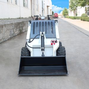 Cheap Cheap Stand on Mini Skid Steer Loader Gasoline Mini SkidSteer Loaders Wheel Loader for sale