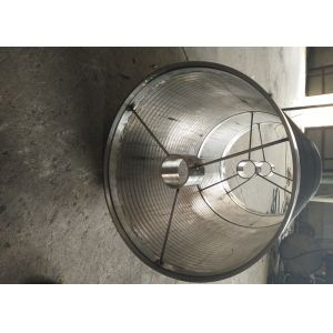 AISI 304 V Slot Johnson Wire Screen Basket With High Filtration Accuracy
