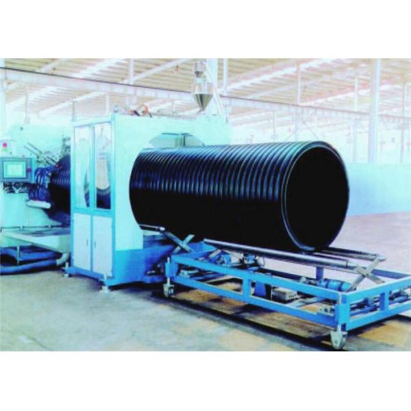 Fully Automatic HDPE Plastic Extrusion Line Sprial Corrugated Pipe Making