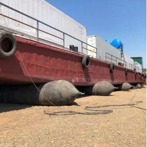 Anti Aging Natural Rubber Inflatable Boat Launching Airbag