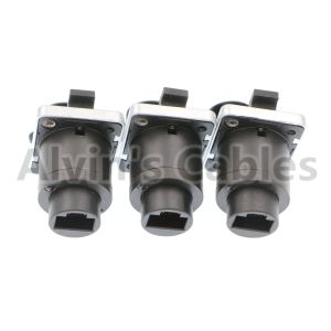 Alvin's Cables 3 Pcs RJ45 Waterproof Coupler Socket Connector IP65 Ethernet