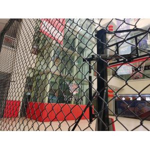 3.0mm Galvanized Chain Link Fence Mesh 48mm 65mm Width