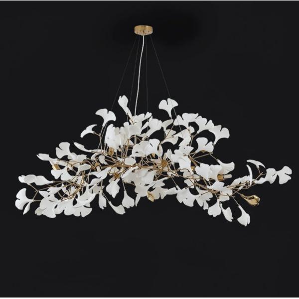Project Chandelier Living Room Dining Room Lamp Light Luxury Leaf Villa Chandelier