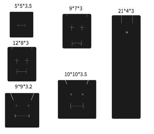 Custom Luxury Black Jewelry Packaging Paper Necklace Ring Earring Boxes Lid and Base Jewellery Set Case Cardboard Gift Box with Foam Insert