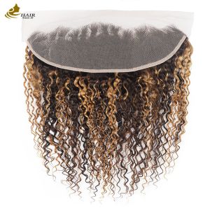 China Ear to Ear Peruvian Virgin Human Hair Frontal Customized Lace Frontal 13*4 on sale