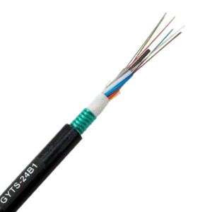 China 24 Core Direct Buried Outdoor Fiber Optic Cable GYTS Single Mode on sale