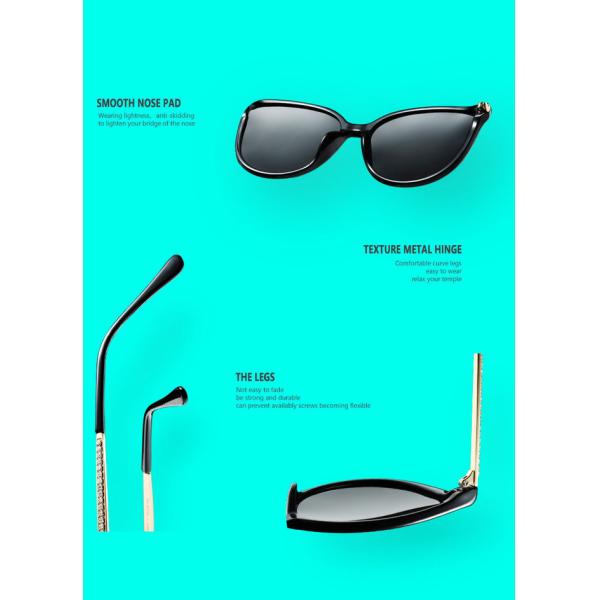 Retro Round Classic Women Handmade Cat Eye Sunglasses