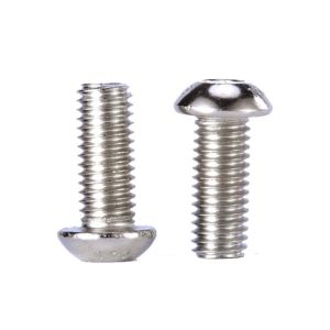 ISO7380 Stainless Steel M3 M4 Torx With Pin Button Head Hex Drive Screws