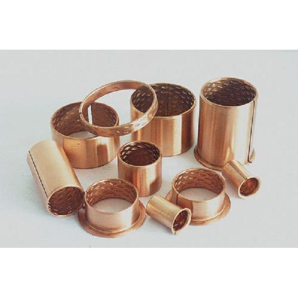 Quality Straight / Flanged Wrapped Bronze Bushings CuSn8P CuSn6.5P Bronze Material wholesale