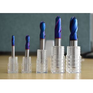 Carbide CNC Process 60 HRC Ball Nose End Mill